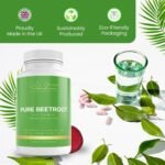 Lily Green Pure Beetroot Capsules | 1300mg Per Serving Beetroot Supplement | Nitric Oxide Boost | Rich in Vitamins & Minerals | Non-GMO, No Artificial Additives | 90 Vegan Capsules | Made in UK - Image 5