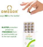 OMEGOR Mind Omega 3 and Bacopa Monnieri - Memory and Focus Supplement for Kids and Senior with Borage Oil, Zinc and Vitamin B (30 Capsules) - Image 6