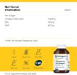 Metagenics OmegaGenics - High Strength Omega-3 Pure Fish Oil Supplement - 1000mg EPA & DHA - 60 Softgel - Image 3
