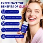 GLP-1 Supplement, GLP1 Probiotic for Digestive Care & Gut Health, Natural GLP Supplement with Synbiotics, Hops Flower Extract & Eriocitrin, 120 Capsules for Metabolism, Digestion & intestinal Health - Image 3