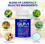 GLP-1 Supplement, GLP1 Probiotic for Digestive Care & Gut Health, Natural GLP Supplement with Synbiotics, Hops Flower Extract & Eriocitrin, 120 Capsules for Metabolism, Digestion & intestinal Health - Image 5