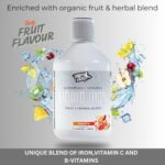 Liquid Iron Complex w/Added B-Complex, Vitamin C, Organic Fruit, and Health Blend - Enhance Energy, Focus & Immune Health - Fruity Flavour-Vegan-500ml - Image 5