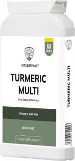 Turmeric Multi, Vegan Food Supplement with Vitamin C and MSM, 60 Capsules - Image 5
