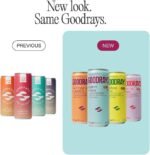 GOODRAYS CBD Drinks, Sparkling Low Calorie Soft Drink, Natural Sleep Stress and Anxiety Relief, Vegan, 4 Flavour Mixed Pack, 12 x 250ml Cans, Packaging May Vary - Image 3
