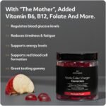Apple Cider Vinegar Gummies, 1000mg with The Mother, Enhanced with Vitamins B6, B9, B12 & C Plus Chromium, Natural Ingredients, Red Apple Flavour, 60 Gummies - Protein Works - Image 3