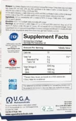 Meaquor 1000 Omega 3 Fish Oil Capsules IFOS Certified - Omega3 1000mg Supplement with EPA and DHA - No Aftertaste (30 Softgel Caps) - Image 3