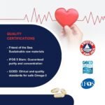 Meaquor 1000 Omega 3 Fish Oil Capsules IFOS Certified - Omega3 1000mg Supplement with EPA and DHA - No Aftertaste (30 Softgel Caps) - Image 4
