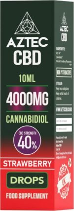 Highest Strength Oil Drops, Vegan, All Natural, Purest Quality 10ml. (4000mg (40%), Strawberry (MCT Oil)) - Image 3