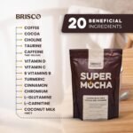 Super Mocha: Healthy Coffee Drink with 14 Essential Vitamins and Minerals | Vegan, Gluten Free, No Added Sugar | Taurine, MCT, L-Glutamine, Caffeine, Vitamins. 25 Servings. - Image 5