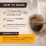 Super Mocha: Healthy Coffee Drink with 14 Essential Vitamins and Minerals | Vegan, Gluten Free, No Added Sugar | Taurine, MCT, L-Glutamine, Caffeine, Vitamins. 25 Servings. - Image 6