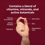 Health & Him Desire Supplements for Men - 60 Capsules - Supplements for Men with Maca Root & Korean Ginseng - Vegan, Gluten-Free - Image 5
