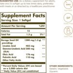 Solgar Super Starflower Oil 1300 mg Softgels - Pack of 60 - With Omega-6 and GLA - Cold Pressed Oil - Easy to Swallow - Gluten Free - Image 3
