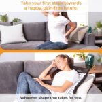 LyfeFocus Acupressure Mat & Pillow Set with Travel Bag - Cushioned Spike Acupuncture Massage Mat - Back, Neck & Shoulder Pain Relief - Ease Muscle Tension & Stress - Ideal Wellbeing Gift (Black&White) - Image 5
