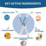 Probiotic & Prebiotic Paste for Dogs & Cats – Digestive Support, Firm Stools, Gut Soothing Formula with Enzymes, Fibre, Colostrum – Fast Relief for Loose Stool (30 ml) - Image 3