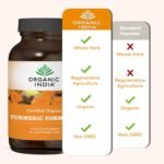Organic India Turmeric Formula, Organic Turmeric Root with Curcumin and Trikatu, Certified Organic & Vegan, 90 Capsules - Image 4