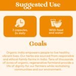 Organic India Turmeric Formula, Organic Turmeric Root with Curcumin and Trikatu, Certified Organic & Vegan, 90 Capsules - Image 7