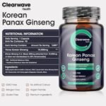 Panax Ginseng Capsules |10,000mg Korean Ginseng Per Capsule | 20% Ginsenosides | 90 Day Supply | Vegan High Strength Extract for Men & Women - Image 6