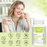 Liposomal Glutathione Reduced 1300 mg, Active Form L Glutathione Reductase (GSH), Powerful Antioxidant for Optimal Cell Protection (60 Count (Pack of 4)) - Image 6
