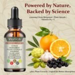 Cholesterol Support Drops with Citrus Bergamot & Plant Sterols – Heart & Lipid Health Supplement with Soursop, Olive Leaf, Vitamins D & C – Natural Vegan Liquid Drops, Alcohol-Free, 2 fl oz (60ml) - Image 4