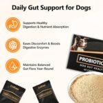 Probiotic Powder for Dogs - 60 Count * 2pack,with Digestive Enzymes & Prebiotics for Gut Flora Balance | Relieves Diarrhea & Sensitive Stomachs | Easy-Mix Powder, - Image 3