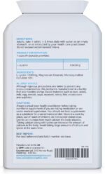 L-Lysine Tablets 1,000mg 90 Tablets - High Strength Essential Amino Acid Promoting Absorption of Calcium and Healthy Hormonal Stress Responses - Image 3