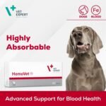 Vet Expert Hemovet Iron Supplement for Dogs – Supports Healthy Blood Cells and Hematopoietic Function, Essential Vitamins & Minerals – 60 Tablets - Image 3