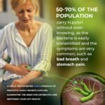 Organic Probiotic Supplement H. Pylori Treatment 750 mg 10 Capsules Probiotics for Digestive Health Immune Support Vegan Probiotic Bio for Healthy Gut Anti Bloating for Men and Women - Image 4