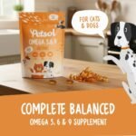 Omega 3 for Dogs & Cats, Omega 369 Fish Oil for Dogs & Cats 1000mg, 120 Softgel Capsules. Seed & Fish Oil Supplement for Healthy Joints, Skin & Coat, Brain, Heart & Immune Health & Vitality. - Image 3