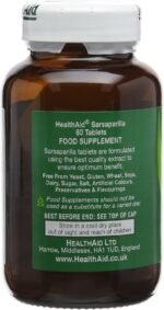HealthAid Sarsaparilla 560mg 60 Tablets - Image 4