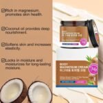 Body Magnesium Cream-Magnesium Lotion,Magnesium Lotion for Sleep,Magnesium Butter Cream with Coconut Oil,Shea Butter, Leg Cramps&Pain,Muscle Relaxation,Deep Moisturizing&Lightweight - Image 4
