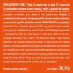 Vegan Quercetin 600mg with Bromelain & Vitamin C - 90 Softgels - Powerful Antioxidant & Immunity Booster - Excipient Free - French Expertise - Nutrimea - Image 7