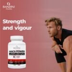 Bandini® MACA Power 240 Vegan Capsules, High Strength Black Maca + Arginine Kyowa® + Tribulus + Vitamin C + Zinc + B6 + B12 + Selenium - Physical & Mental Tiredness, Pre Workout, Energy, Non-GMO - Image 3