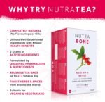 NUTRABONE - Bone Health Tea | Bone Strength Tea - Maintains Bone Density & Joint Care - Includes Ginkgo Biloba, Rosehip & Devil's Claw - 40 Enveloped Tea Bags - by Nutra Tea - Herbal Tea - (2 Pack) - Image 4