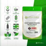 HB Stinging Nettle Root | 120 Nettle-Root Capsules - (10:1 Extract) 2000mg Stinging Nettle per Serving | High Strength Nettle-Root | Non-GMO, Gluten & Allergen Free | Manufactured in The UK - Image 5