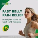 Buscopan, Targets the Source of Belly Pain, Cramps & Discomfort, Starts to work in 15 minutes, 40 Tablets, Relief from Stomach Pain, Cramps & Discomfort - Image 3