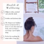 Absolute Aromas Epsom Bath Salts - Magnesium Sulphate Infused with 100% Pure Essentials Oils (Relaxation, 300g) - Image 5