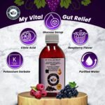 Gut Relief Syrup Elderberry 250ml – Supports Digestion, Immunity, Bloating Relief, Weight Management & Metabolism with Ajwain, Saunf, Methi, Haldi & Dalchini – My Vital Keep Healthy - Image 6
