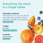 Multivitamin Tablets for Men & Women - 180 High Strength Multivitamins & Minerals Tablets - A-Z Multi Vitamins Supplements - Made in Germany - Image 3