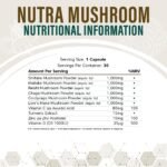NutraMushroom - Comprehensive Mushroom Complex, with 6000mg of Shiitake, Maitake, Reishi, Chaga, Cordyceps and Lion’s Mane - with Added Vitamin C, D & Zinc - NutraVit, 30 Capsules - Image 8