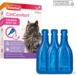 Beaphar - CatComfort® Calming Spot-On - Reduces Anxiety & Stress - Fast-Acting - Starts to Work in 15 Minutes - Ideal for Short-Term Events like Fireworks - Promotes Bonding - 3 Pipettes - Image 4