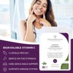 Sodium Ascorbate Vitamin C | High Strength 615mg Serving Buffered & Bioavailable | 60 Vegan Friendly Capsules & Made in UK | 2 Months Supply - Image 3