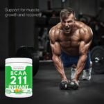 Bandini® BCAA 211 Powder 400g - 66 Servings - Branched Chain Amino Acids BCAAs 2:1:1 Supplement - Pre & Intra Workout, Recovery Energy Drink with L Leucine, L Isoleucine, L Valine - 100% Vegan, Orange - Image 5