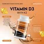 Vitamin D3 5000 IU with K2 100μg | 1-A-Day | 60 High Strength Vitamin D Tablets | MK-7 Menaquinone | Vitamin D3 | Bone, Immune & Heart Support | Supplements for Adults - Image 4