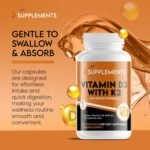 Vitamin D3 5000 IU with K2 100μg | 1-A-Day | 60 High Strength Vitamin D Tablets | MK-7 Menaquinone | Vitamin D3 | Bone, Immune & Heart Support | Supplements for Adults - Image 6