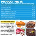 Anal Gland Support Chews for Dogs | 150 Soft Chews with Fiber, Probiotics & Digestive Enzymes | Helps Maintain Normal Gland Function, Digestive Health & Comfort | Duck Flavour for All Breeds - Image 3