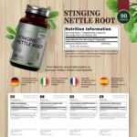 GH Stinging Nettle Supplement | 90 Nettle Root Capsules - 2500mg per Serving (10:1 Extract) | High Strength Nettle-Leaf Extract | Non-GMO, Gluten & Dairy Free | Manufactured in The UK - Image 3
