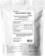 UKHealthHouse Calcium Tablets 1000mg (125 i.u) with Vitamin D3 - Strong Bones & Teeth UK Health House Supplements (30) - Image 3