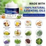 Neuropathy Relief Cream ‌Extra Strength 120g - 100% Natural Plant & Essential Oils for Nerve Discomfort, Muscle Tension & Joint Aches - Non-Burning Fast-Acting Formula - Image 5