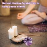 Cat Amethyst Crystals and Healing Stones, Natural Stone for Anxiety Relief, Emotional Balance & Positive Energy, Cat Paw Healing Crystals, Unique Gift for Crystal Cat Lovers (Amethyst) - Image 6