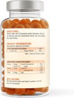 Vitamin D3 4000IU Gummies – 60 Natural Orange Flavour | High Strength Sunshine Vitamin | Bone, Muscle & Immune Support | Vegetarian & Gluten-Free - Image 4